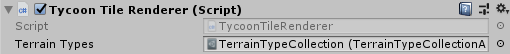 Tycoon Tile Map inspector